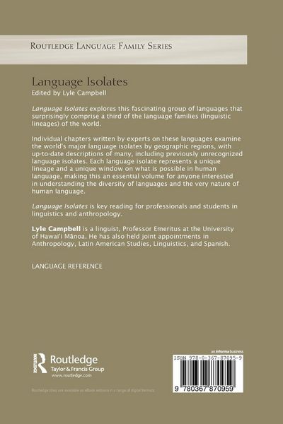 Produktbild: Language Isolates