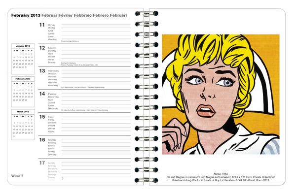 Produktbild: Roy Lichtenstein, Buchkalender 2013