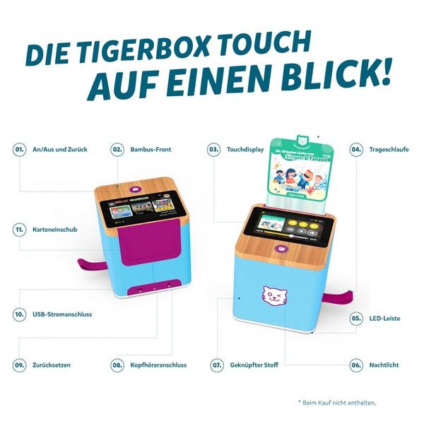 Produktbild: Tigerbox TOUCH PLUS (Miami Blue) - Vorteilspaket
