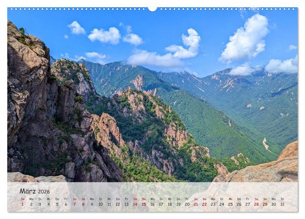 Produktbild: Zauberhaftes S&uuml;dkorea Landschaften, St&auml;dte und Kultur (Wandkalender 2026 DIN A2 quer), CALVENDO Monatskalender