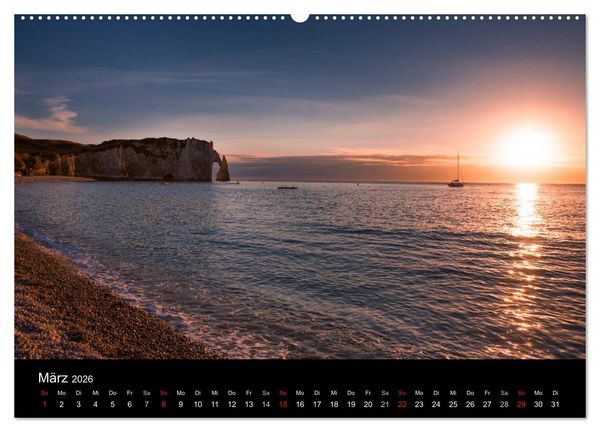 Produktbild: Normandie (hochwertiger Premium Wandkalender 2026 DIN A2 quer), Kunstdruck in Hochglanz