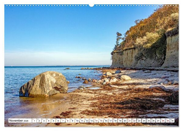 Produktbild: Ostseeinsel Poel - K&uuml;stenimpressionen (hochwertiger Premium Wandkalender 2026 DIN A2 quer), Kunstdruck in Hochglanz