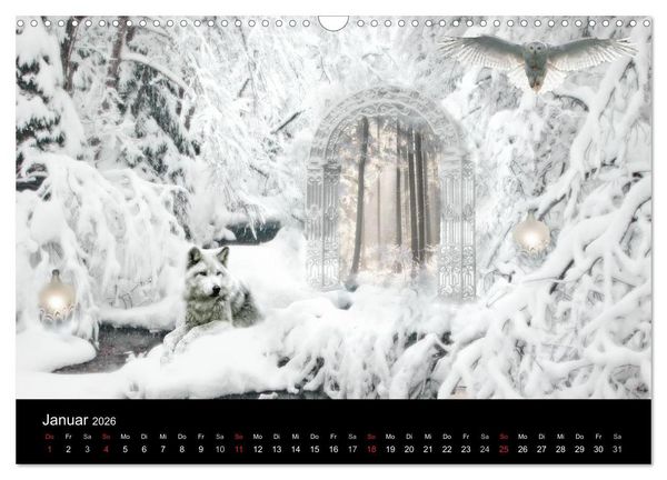 Produktbild: Zauberland (Wandkalender 2026 DIN A3 quer), CALVENDO Monatskalender