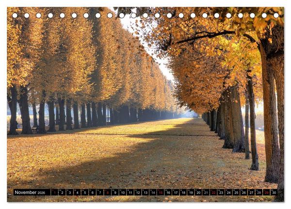 Produktbild: Die G&auml;rten in Herrenhausen (Tischkalender 2026 DIN A5 quer), CALVENDO Monatskalender