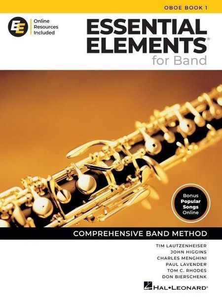 Produktbild: Essential Elements for Band Oboe Book 1 with Eei Online Resources Beginner Oboe Method and Sheet Music for Students and Teachers Comprehensive Band Method Newer 2025 Edition Available