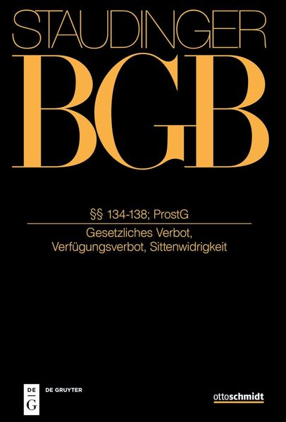 Produktbild: &sect;&sect; 134-138; ProstG