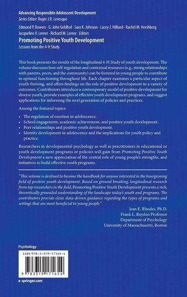 Produktbild: Promoting Positive Youth Development