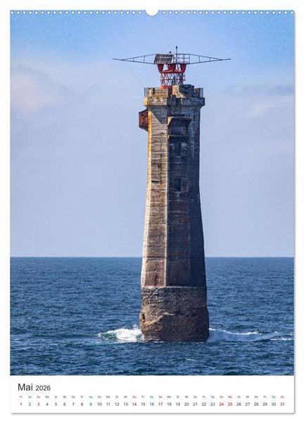 Produktbild: Leuchtturm-Legenden im Westen der Bretagne (hochwertiger Premium Wandkalender 2026 DIN A2 hoch), Kunstdruck in Hochglanz