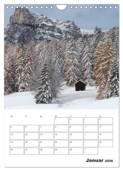 Produktbild: Alta Badia &ndash; Traumlandschaft f&uuml;r Bergsteiger und Wanderer (Wandkalender 2026 DIN A4 hoch), CALVENDO Monatskalender