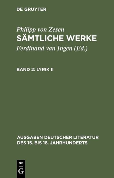 Produktbild: Lyrik II
