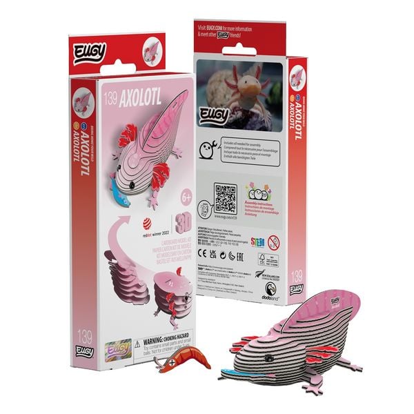 Produktbild: EUGY - 3D Bastelset Axolotl