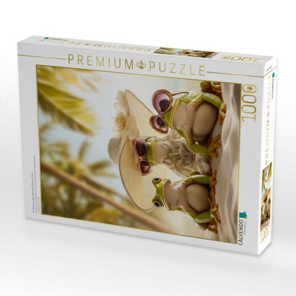 Produktbild: CALVENDO Puzzle Ein Motiv aus dem Kalender Pfoten im Sand | 1000 Teile Lege-Gr&ouml;&szlig;e 64x48cm Foto-Puzzle f&uuml;r gl&uuml;ckliche Stunden