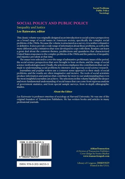 Produktbild: Social Policy and Public Policy