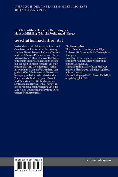 Produktbild: Geschaffen nach ihrer Art
