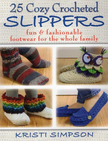 Produktbild: 25 Cozy Crocheted Slippers