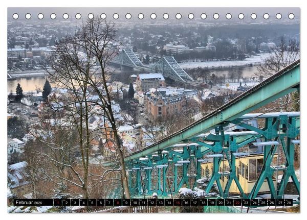 Produktbild: Dresden - Wundersch&ouml;nes Elbflorenz (Tischkalender 2026 DIN A5 quer), CALVENDO Monatskalender