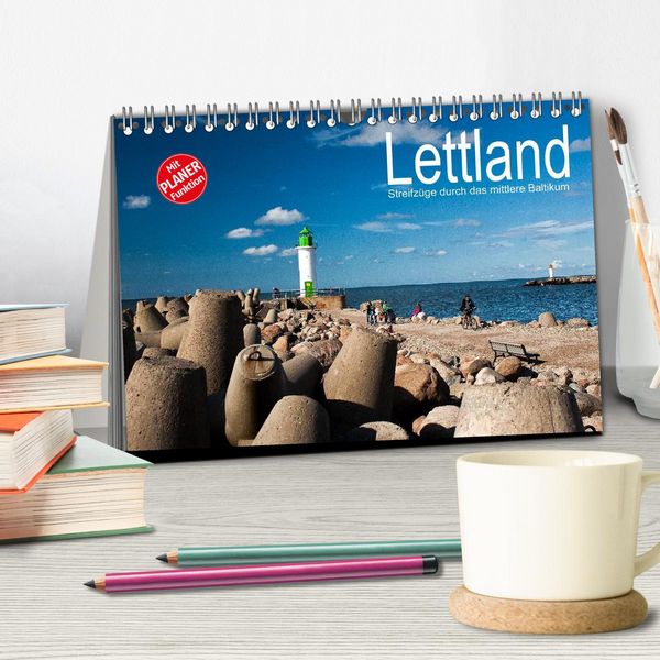 Produktbild: Lettland - Streifz&uuml;ge durch das mittlere Baltikum (Tischkalender 2026 DIN A5 quer), CALVENDO Monatskalender