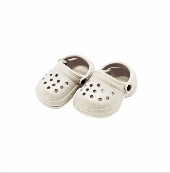 Puppen-Clogs, beige groß, Gr. 38-45 cm