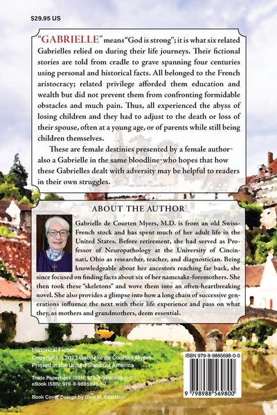 Produktbild: GABRIELLE A Historical Fiction Novel of Six Consecutive Granddaughters