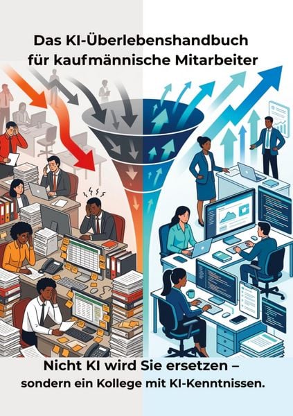 Produktbild: Das KI-&Uuml;berlebenshandbuch f&uuml;r kaufm&auml;nnische Mitarbeiter