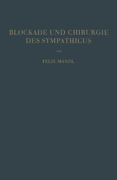Produktbild: Blockade und Chirurgie des Sympathicus