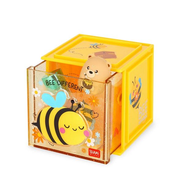 Produktbild: Legami Schreibtischbox - Cutie Cube - Biene