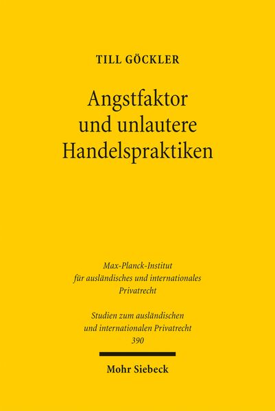 Produktbild: Angstfaktor und unlautere Handelspraktiken