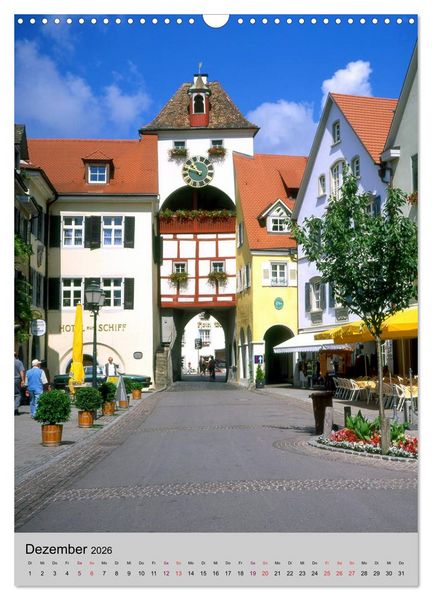 Produktbild: Der Bodensee mit seinen Sehensw&uuml;rdigkeiten (Wandkalender 2026 DIN A3 hoch), CALVENDO Monatskalender
