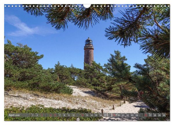 Produktbild: Fischland Dar&szlig; Zingst - wie gemalt (Wandkalender 2026 DIN A3 quer), CALVENDO Monatskalender