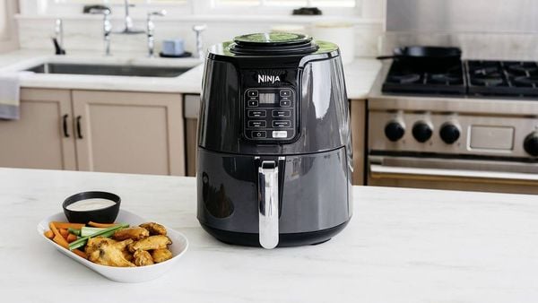 Produktbild: Ninja AF100EU Hei&szlig;luft-Fritteuse 3.8 l 1500 W Schwarz