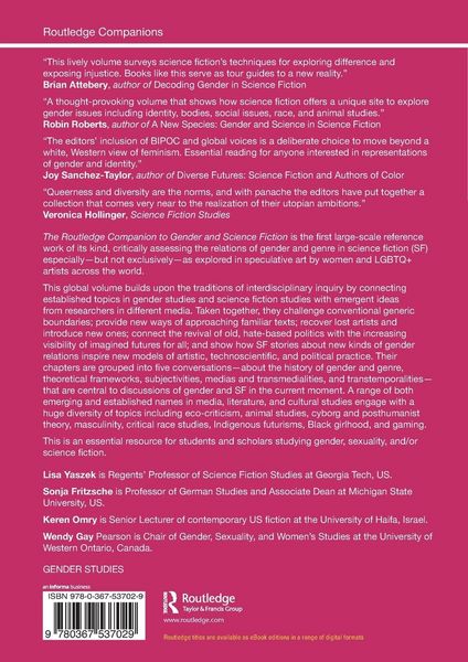 Produktbild: The Routledge Companion to Gender and Science Fiction