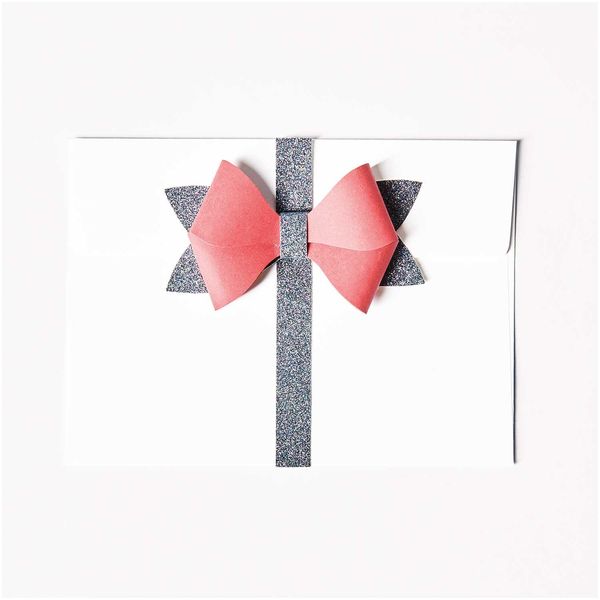 Produktbild: Bastelpapierblock Put A Bow On It!, f&uuml;r bis zu 18 Schleifen
