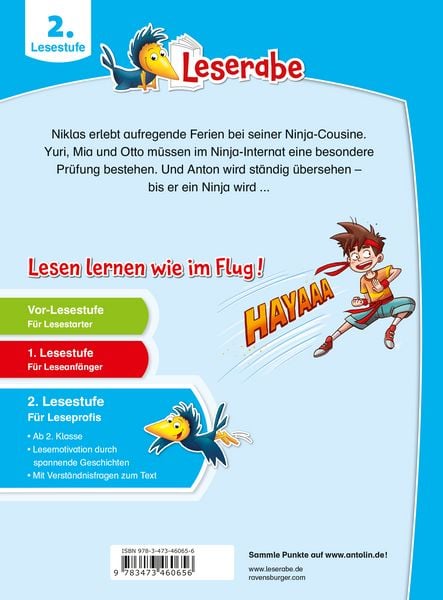 Produktbild: Leserabe 2. Lesestufe - Ninjageschichten
