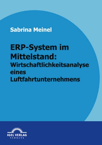 Produktbild: ERP-System im Mittelstand: Wirtschaftlichkeitsanalyse eines Luftfahrtunternehmens
