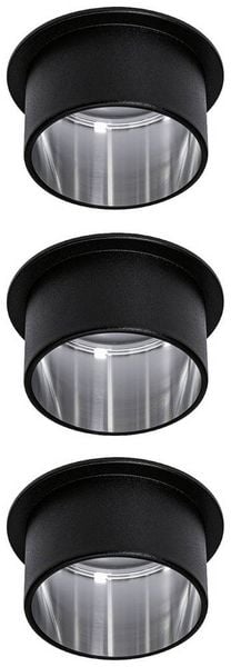 Produktbild: Paulmann 93383 LED-Einbauleuchte 19.5W Schwarz, Eisen