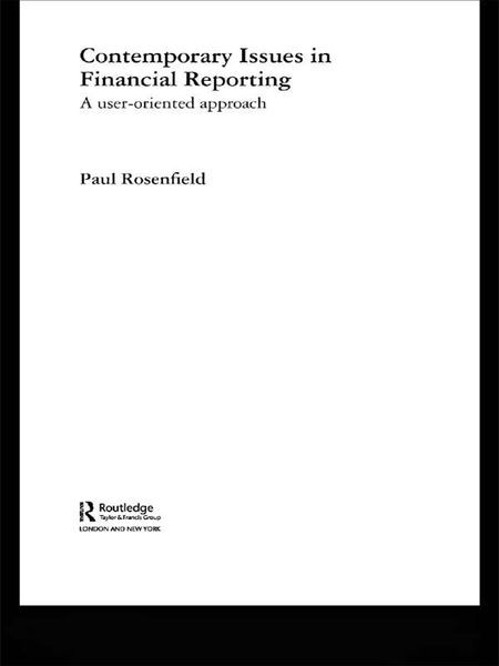Produktbild: Contemporary Issues in Financial Reporting