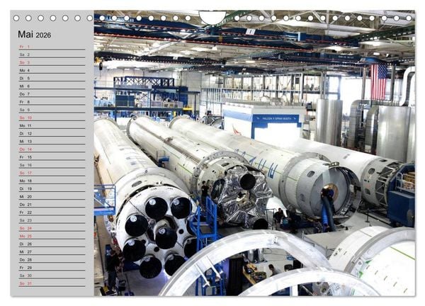 Produktbild: Space Shuttle. Impressionen aus der Raumfahrt (Wandkalender 2026 DIN A4 quer), CALVENDO Monatskalender