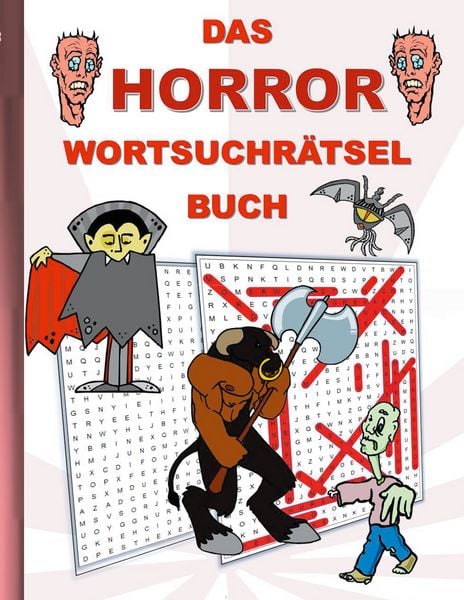 Produktbild: Das Horror Wortsuchr&auml;tsel Buch