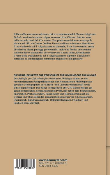 Produktbild: Planctus Magistrae Doloris