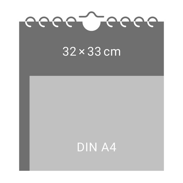 Produktbild: Premium-Bastelkalender gold gro&szlig; 2027