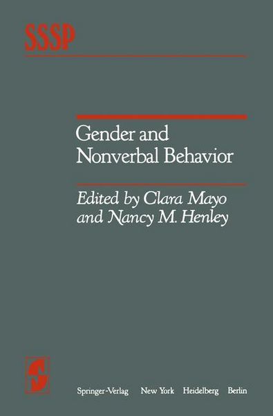 Produktbild: Mayo C.: Gender and Nonverbal Behavior