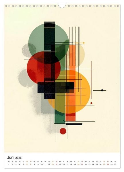 Produktbild: Bauhaus Re:Vision (Wandkalender 2026 DIN A3 hoch), CALVENDO Monatskalender