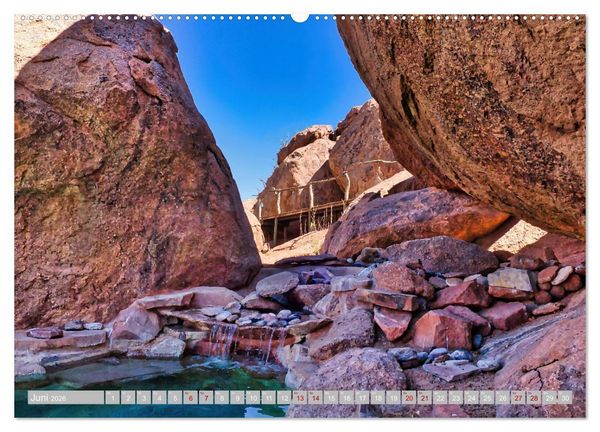 Produktbild: Namibia &ndash; Faszination Damaraland und Spitzkoppe (hochwertiger Premium Wandkalender 2026 DIN A2 quer), Kunstdruck in Hochglanz