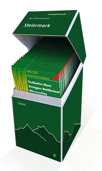 Produktbild: Steiermark, Wanderkarten Set 1:50.000