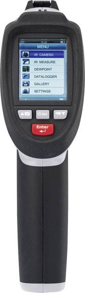 Produktbild: VOLTCRAFT IR-1600 CAM Infrarot-Thermometer Optik 50:1 -50 - +1600 &deg;C Pyrometer, Echtbildanzeige