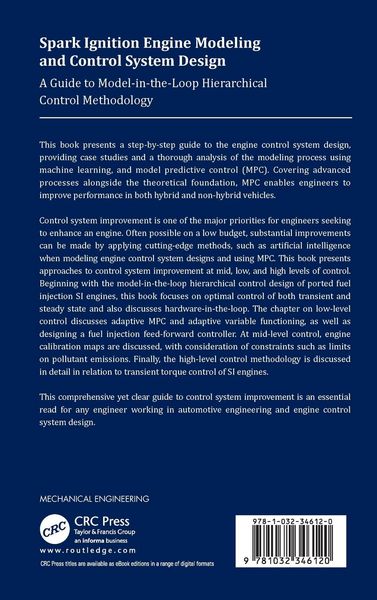 Produktbild: Spark Ignition Engine Modeling and Control System Design