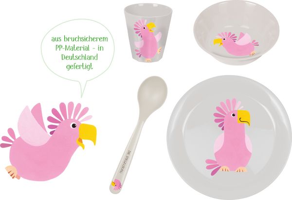 Produktbild: Geschirr Geschenkset Kakadu - Freche Rasselbande