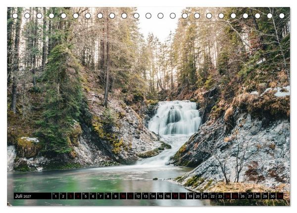 Produktbild: Bayrische Seen und W&auml;lder (Tischkalender 2027 DIN A5 quer), CALVENDO Monatskalender