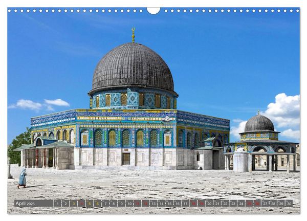 Produktbild: Altes Jerusalem um das Jahr 1900 - Fotos neu restauriert und koloriert (Wandkalender 2026 DIN A3 quer), CALVENDO Monatskalender