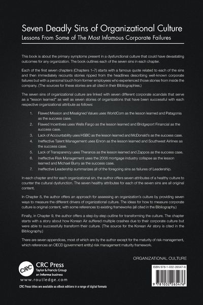 Produktbild: Seven Deadly Sins of Organizational Culture